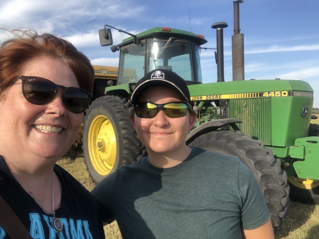 My niece & I in North Dakota