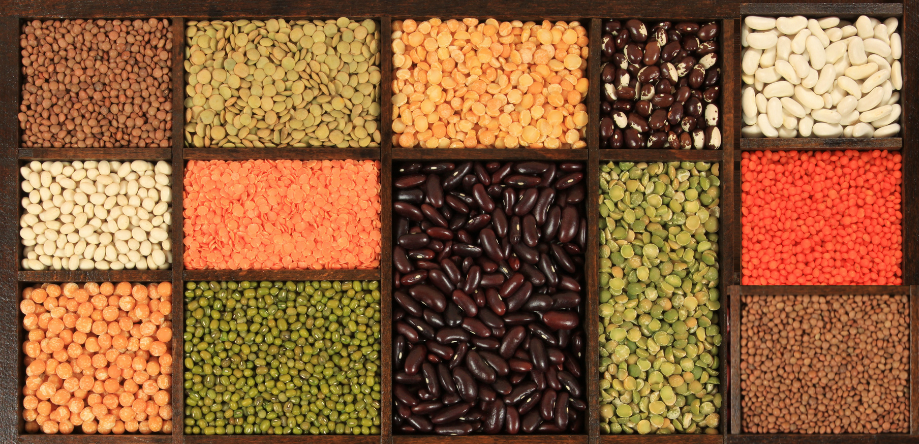 colorful lentils