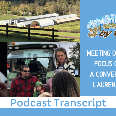 transcript chicken episode with Lauren Arbogast
