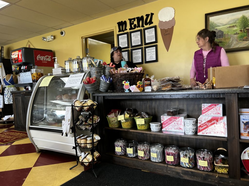 Broadbent gift shop and lunch counter