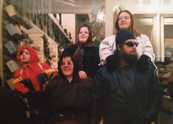 at the Macy's Parade in the 90s