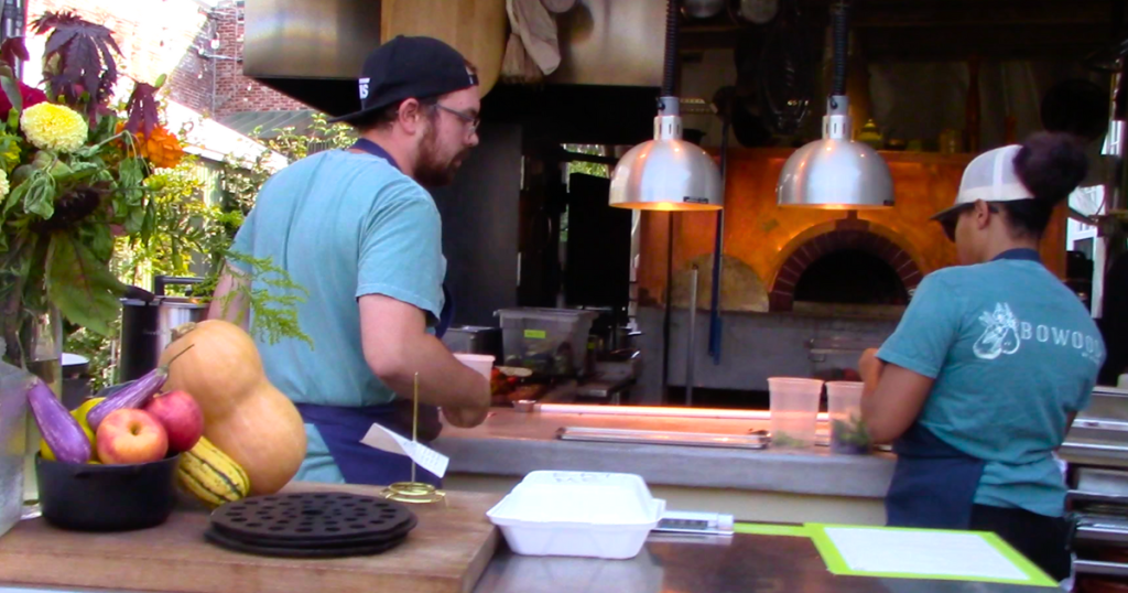 outdoor kitchen for seasonal cooking